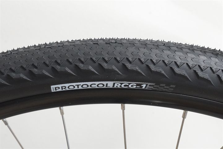 Silca Protocol RCG-1 45  mountain bike tire on a rolling resistance test machine