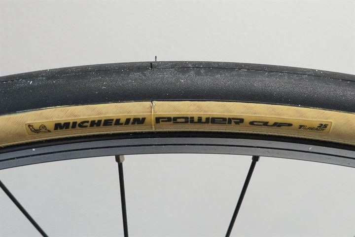 ロードバイク タイヤ ミシュランPOWER ROAD TL 25c 中古 - 通販