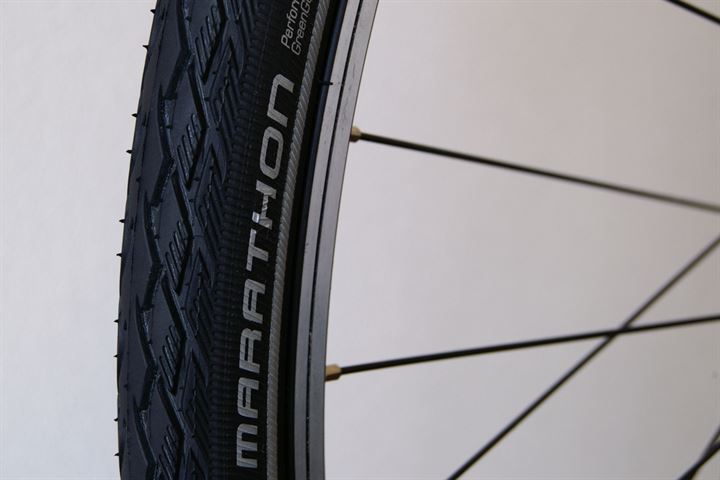 Recycled bike tires have arrived with the Schwalbe Green Marathon